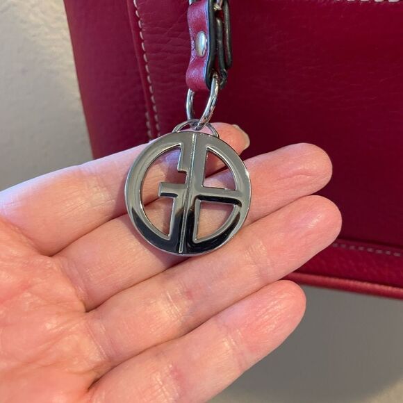 Giani Bernini Red Leather Crossbody Women’s Purse - Picture 4 of 13